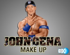 Wrestling star John Cena Makeup