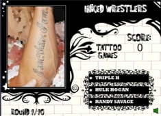 Tattoo Recognize game Inked Wrestlers