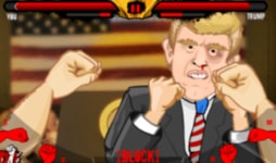 release your anger by punch the trump